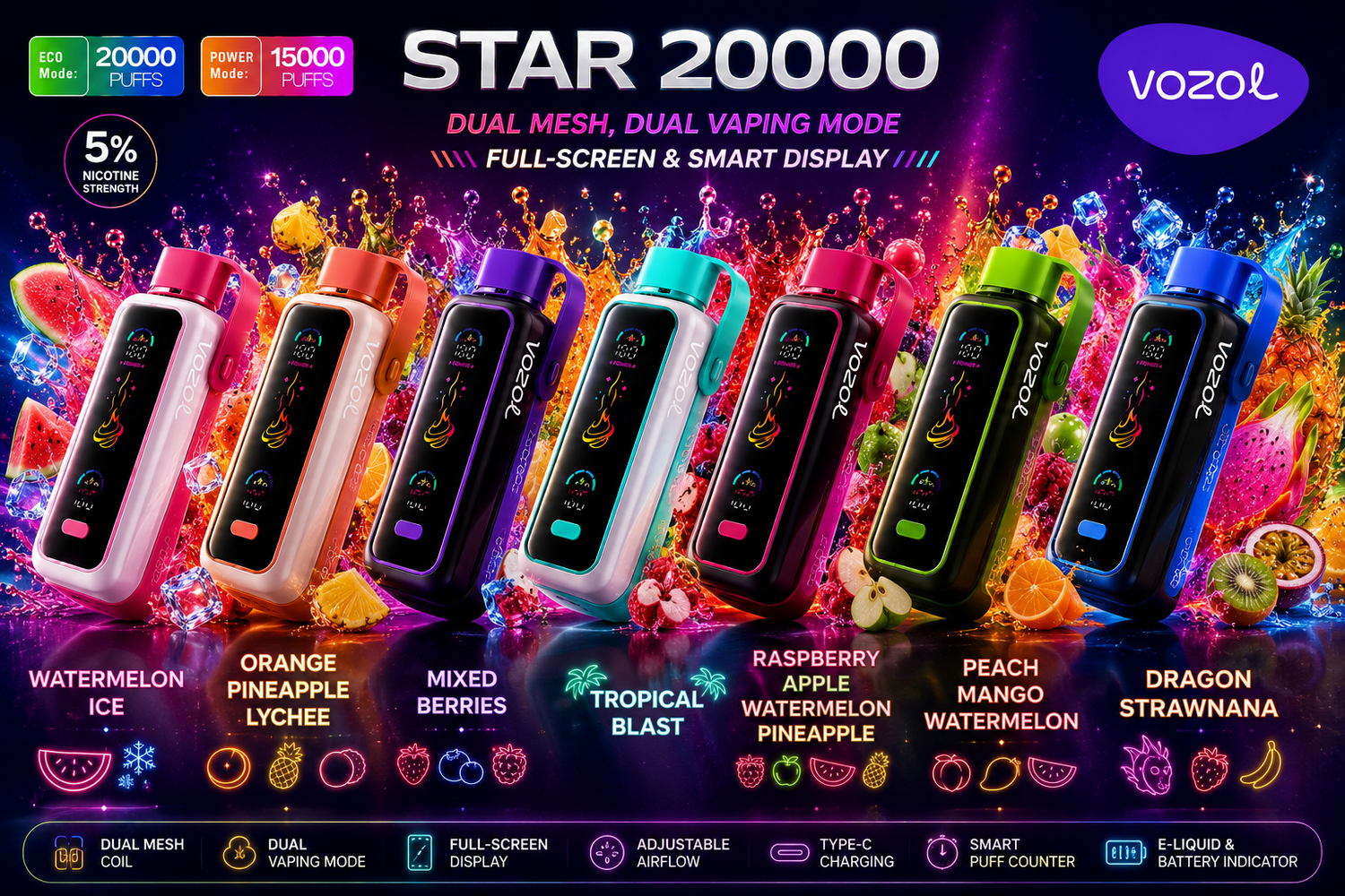 VOZOL 20000 ZÜGE
