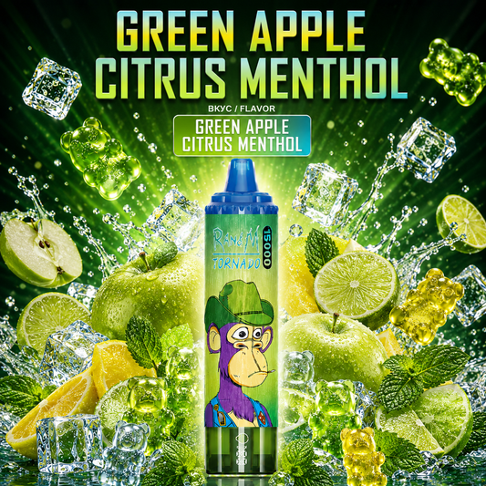 FUMOT 15000 Züge | Green Apple Citrus Menthol