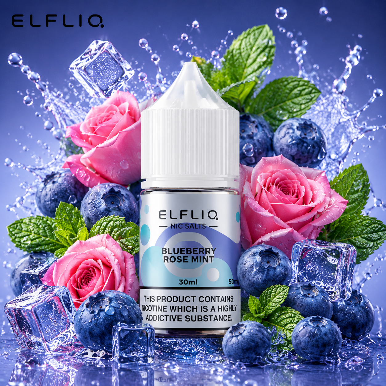 ELFLIQ Blueberry Rose Mint