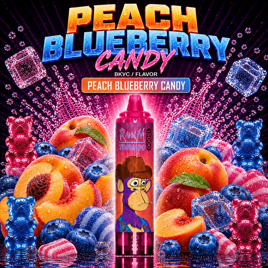 FUMOT 15000 Züge | Peach Blueberry Candy