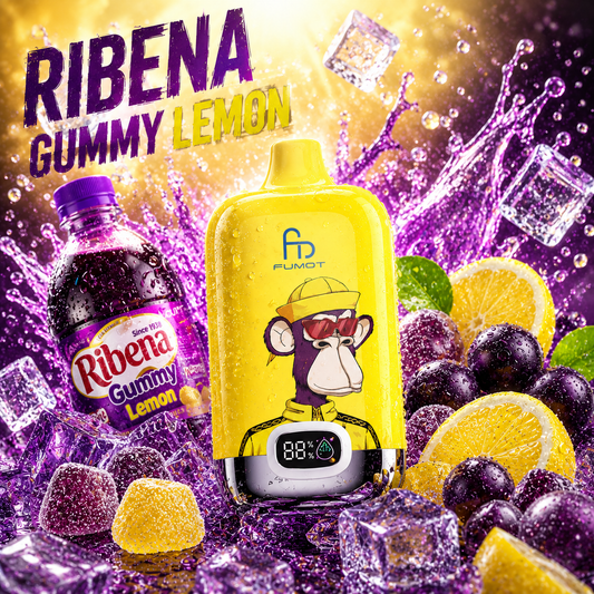 FUMOT 12000 Züge | Ribena Gummy Lemon