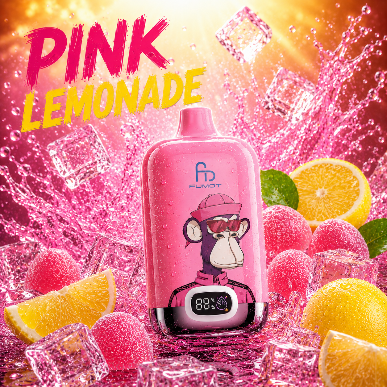 FUMOT 12000 Züge | Pink Lemonade