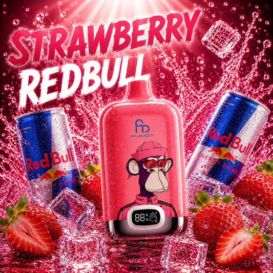 FUMOT 12000 Züge | Strawberry Red Bull