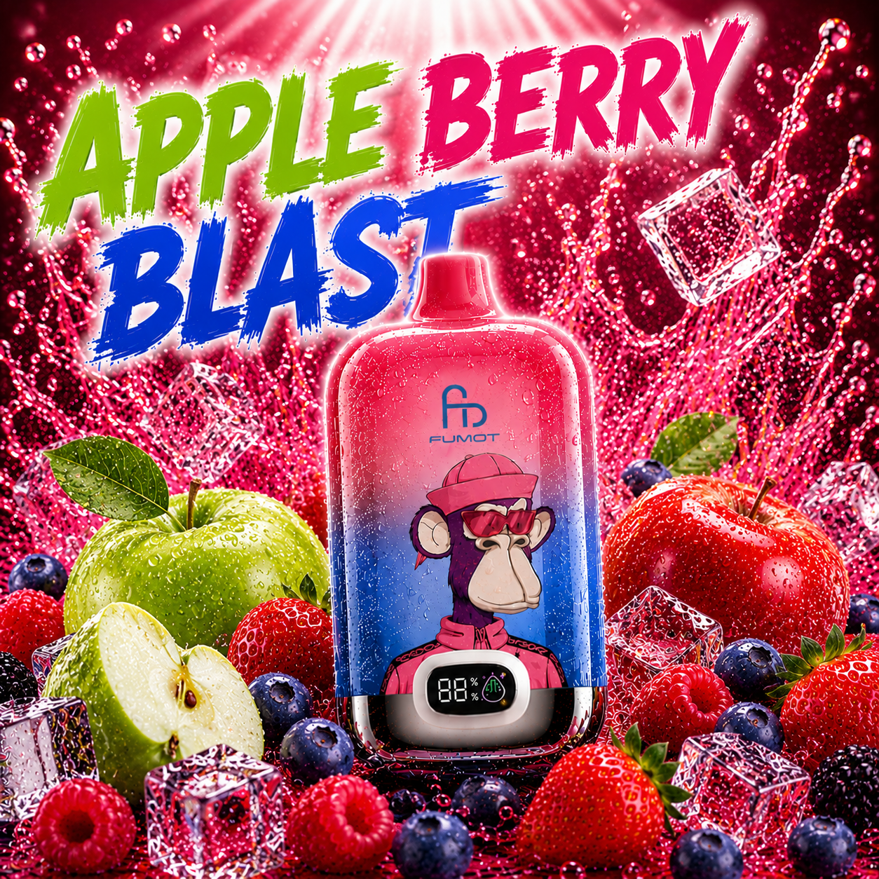 FUMOT 12000 Züge | Apple Berry Blast
