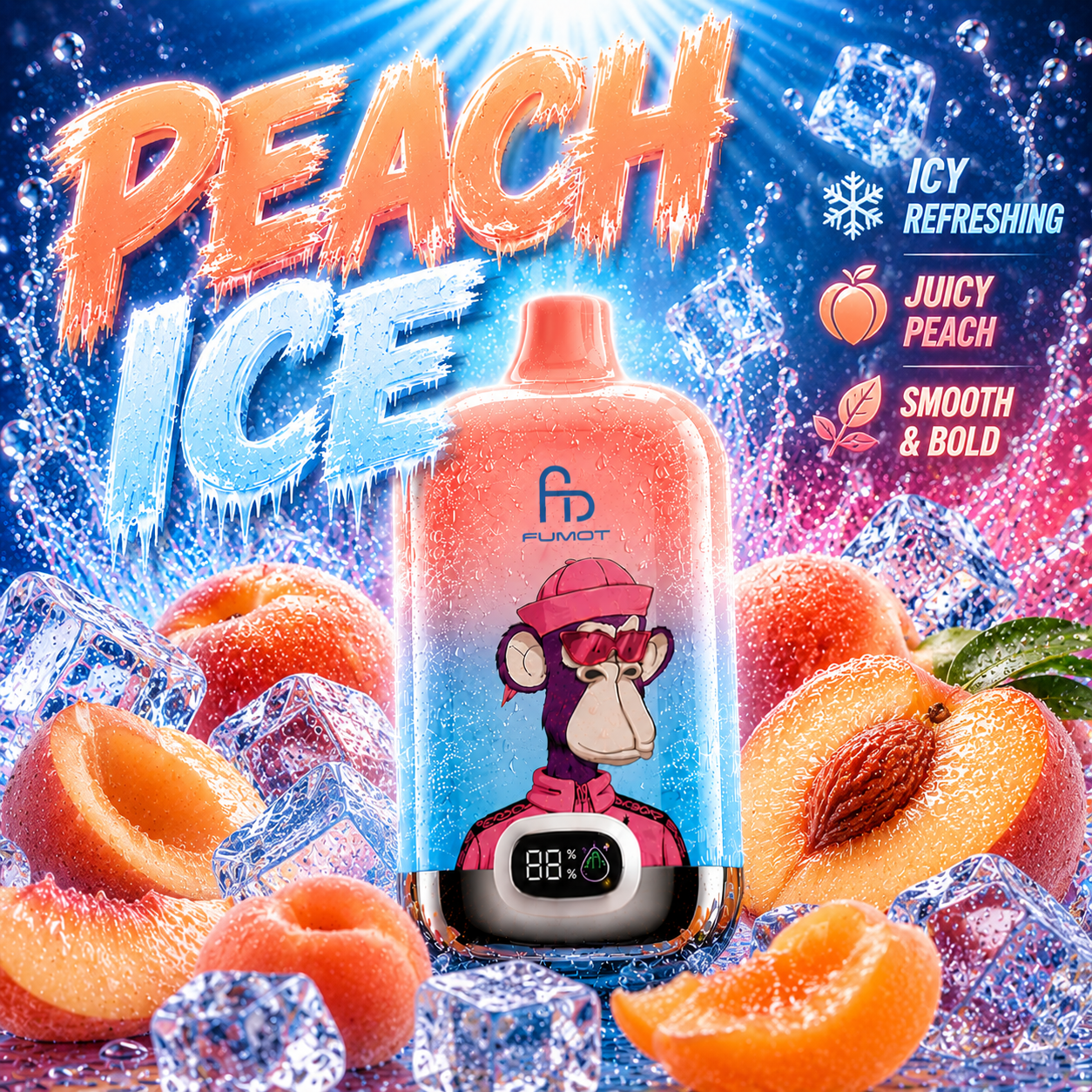 FUMOT 12000 Züge | Peach Ice
