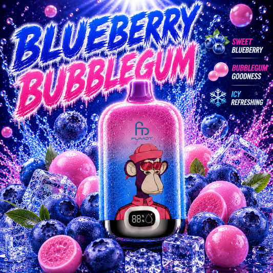 FUMOT 12000 Züge | Blueberry Bubblegum